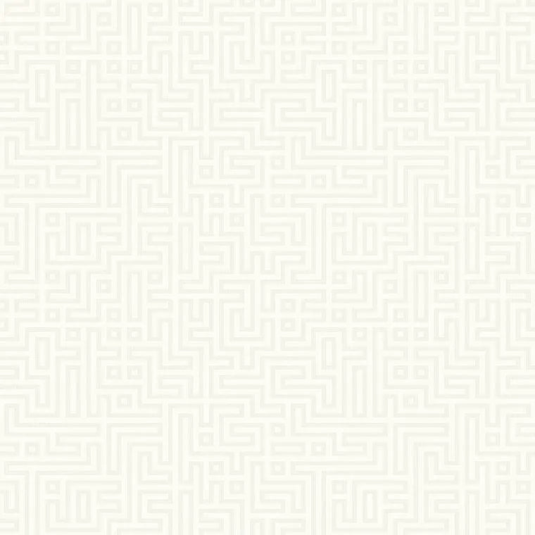 Closeup of a wallpaper showing its Geometric, Greek, Monochrome, Unicolour pattern, color, and subtle texture.