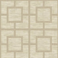 Closeup of a wallpaper showing its Contemporary, Geometric, Neutrals, Two-tone pattern, color, and subtle texture.