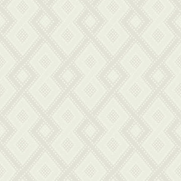 Closeup of a wallpaper showing its Contemporary, Cream, Geometric, Monochrome, Neutrals, White pattern, color, and subtle texture.