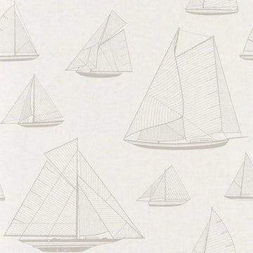 Closeup of a wallpaper showing its Neutrals, Two-tone pattern, color, and subtle texture.