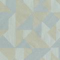 Geometric pattern with triangles in shades of blue and beige