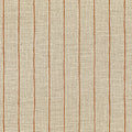 Textured fabric with vertical brown stripes on a beige background