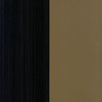Closeup of a wallpaper showing its Contemporary, Stripes, Two-tone pattern, color, and subtle texture.
