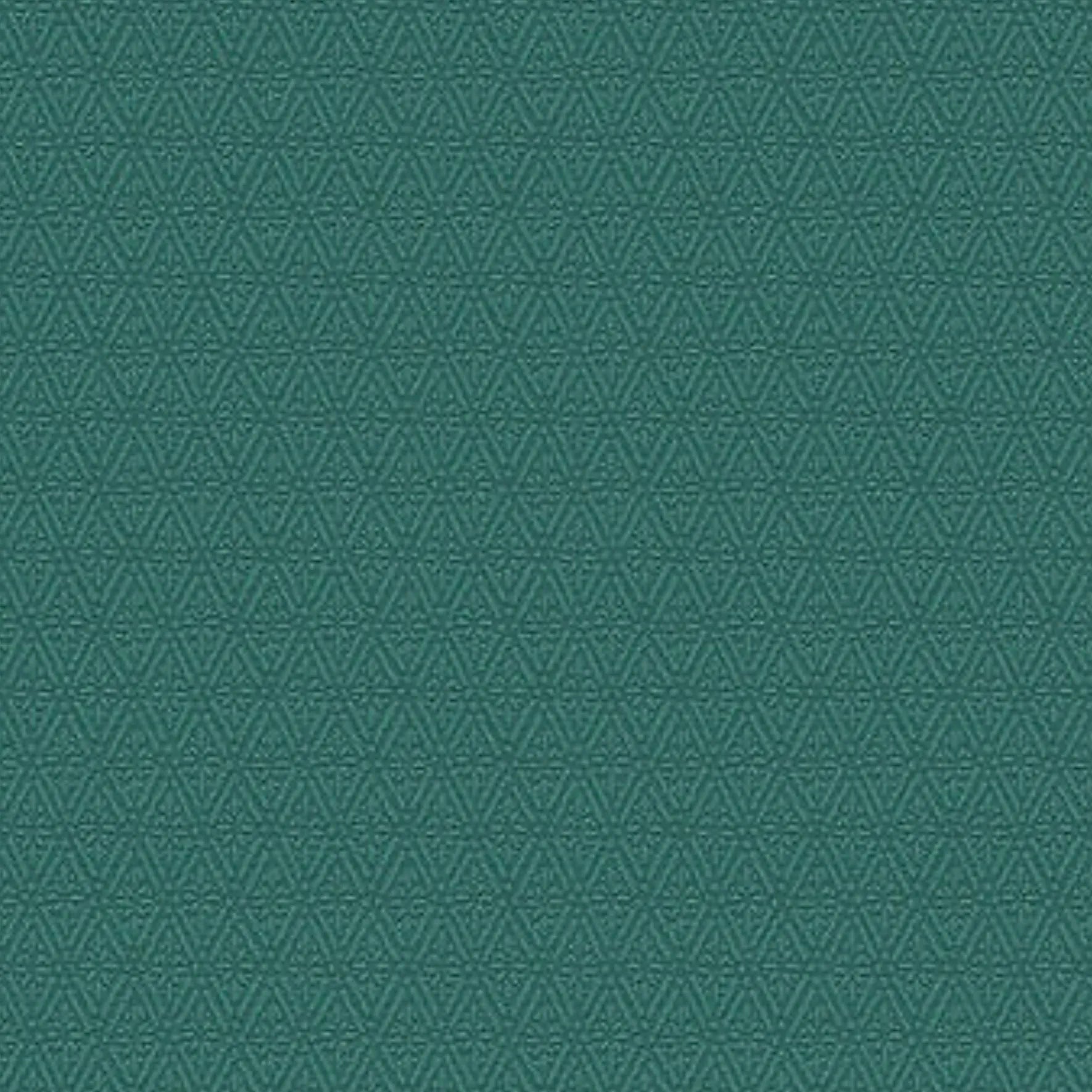 Closeup of a wallpaper showing its Contemporary, Geometric, Green, Plain pattern, color, and subtle texture.