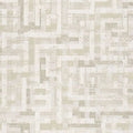 Closeup of a wallpaper showing its Contemporary, Geometric, Neutrals pattern, color, and subtle texture.