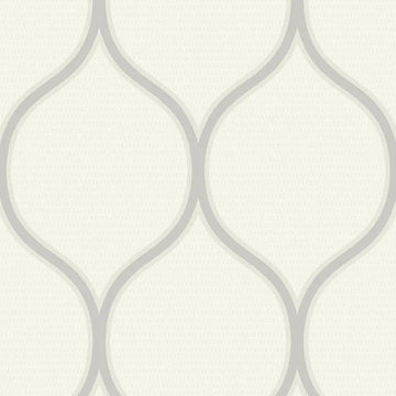 Closeup of a wallpaper showing its Contemporary, Cream, Monochrome, Neutrals pattern, color, and subtle texture.