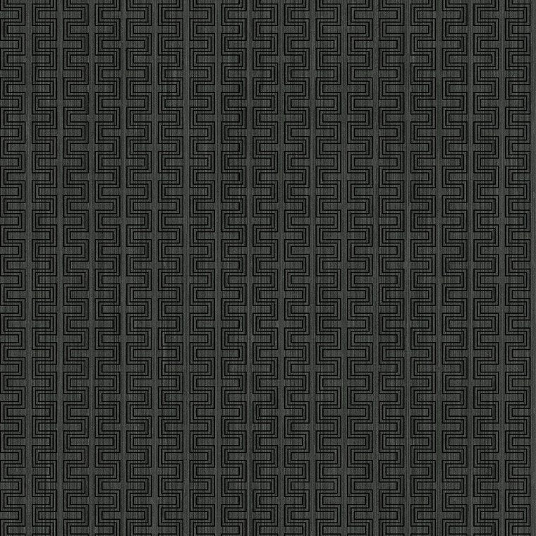 Closeup of a wallpaper showing its Geometric, Greek, Monochrome, Unicolour pattern, color, and subtle texture.