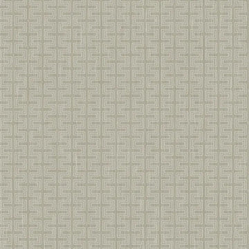 Closeup of a wallpaper showing its Geometric, Greek, Neutrals, Unicolour pattern, color, and subtle texture.