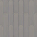Closeup of a wallpaper showing its Art-Deco, Brown, Contemporary, Geometric, Grey pattern, color, and texture.