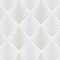 Closeup of a wallpaper showing its Blue, Chevron, Contemporary, Geometric, Neutrals, Two-tone pattern, color, and texture.