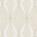Closeup of a wallpaper showing its Contemporary, Geometric, Neutrals, Two-tone pattern, color, and texture.